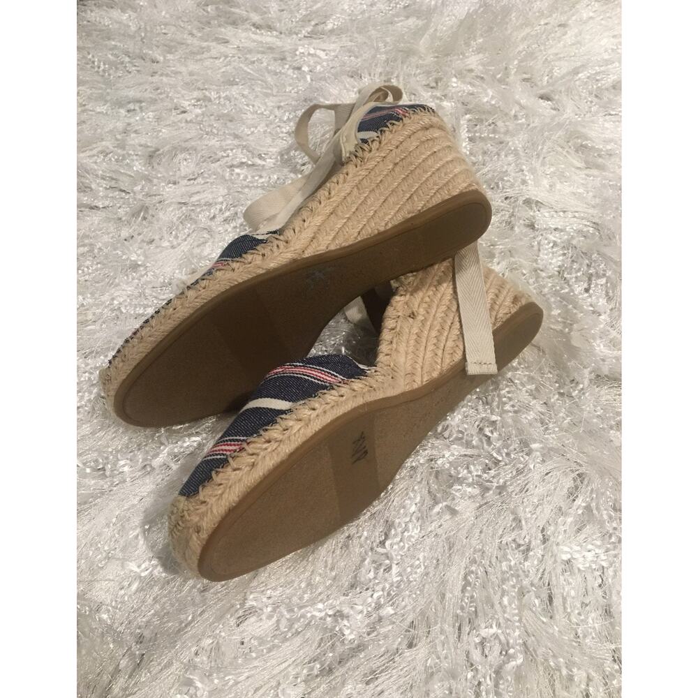 SAM EDELMAN Patsy Striped Wedges 9 - Picture 9 of 12